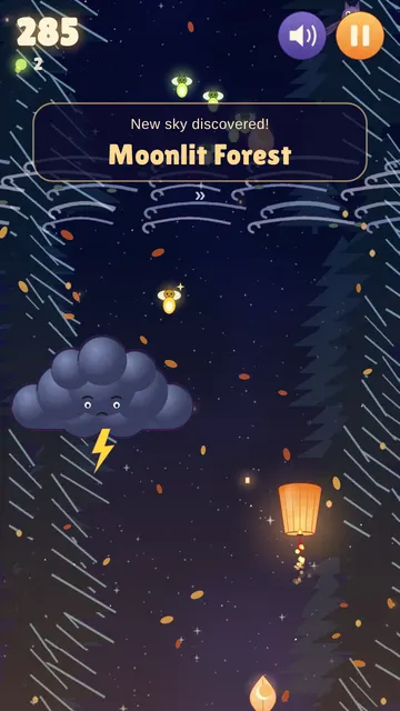 Drifting through the Moonlit Forest past sleepy owls